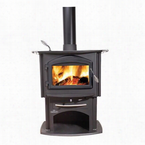 Napoleon 1150m Epa Woodg Ourmetcook Stove In Metalilc Black