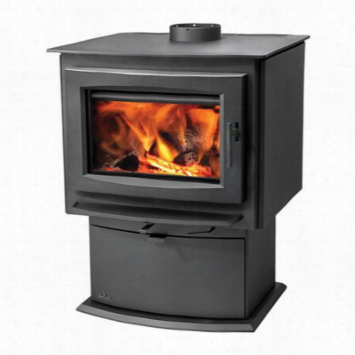 Napoleon S1 Small Wood Stove With Pedestal Cast Iron Oor And Ash Pan