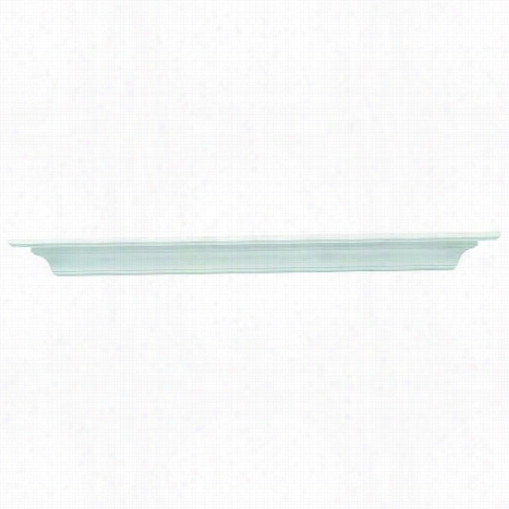 Peal Mantels 618-48 Crestwood 48&qout;" Wall Shlf Medium Density Fiberoard In White Pain