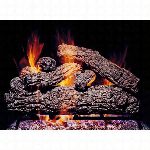 Peterson True Fyre Hrg4 Rustic Oak Classic Vented Gss Log Set With G4 Burner