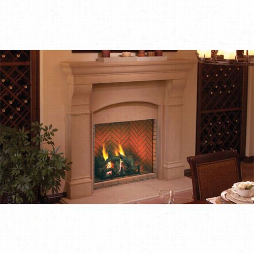 Of Higher Rank Fireplaces Dvf36 36"" Sentinel Herringbone Red Direct Vent Fireplace