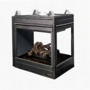 Superior Fireplaces Edvpf Elite Black Interior Millivolt Direct Vent Fireplace