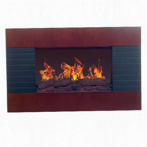 Tradwmark Fireplaces  80-ef422s Electric Wall Moutn Fireplace In Mahogany Wih Remot E