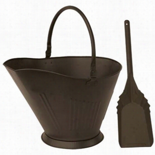 Uniflame C-1713 Coal Hod In Bronze Ith Shovel