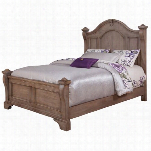 Ameerican Woodcrafters 2920-66pos Heirloom King Poster Bed In Weathhered  Grey