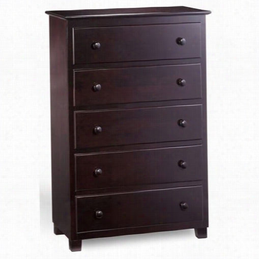 Atlantic Furniture C-68401 Atlantic 5 Drawer Chest