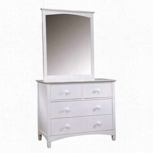 Bolton Furniture 661470 Essex 4-drawer Dresser Andmirror Set
