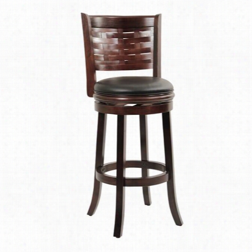 Boraam 48029 Sumatra 29"" Swivel Stool In Cappuccino