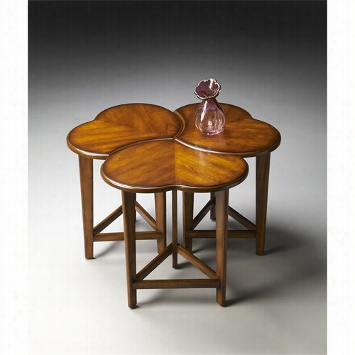 Butler 2224011 Loft Nesting Cocktail Tables In Antique Cherry