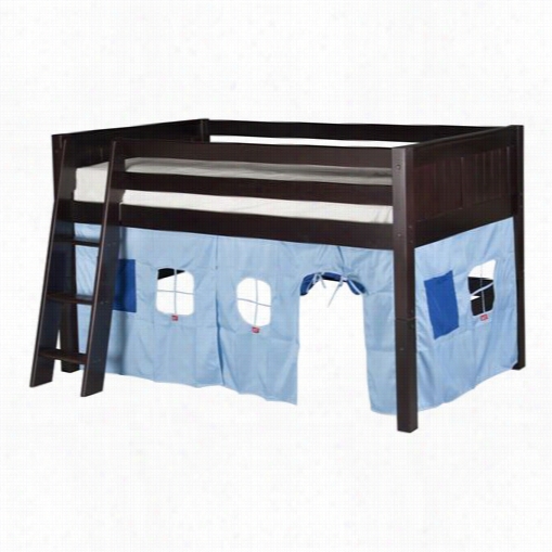 Camaflexi C42 Twinl Ow Loft Playhoues Bed With Panel Headboard