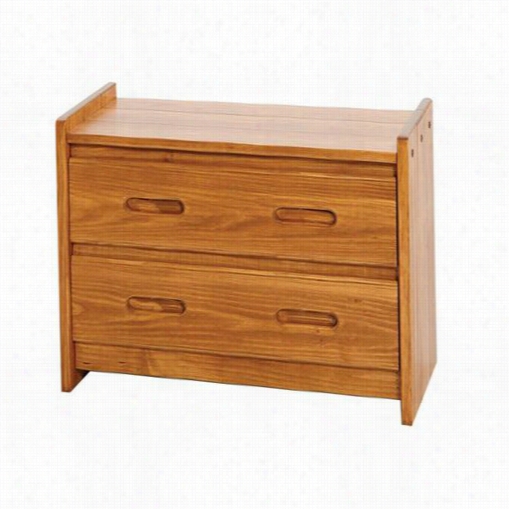 Chelsea Home Furniture 360022 31""w 2 Drawer Chest In Honey