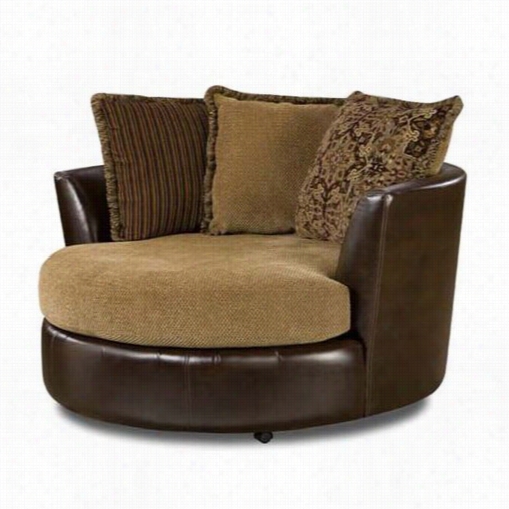 Chelsea Home Furniture 75e399-27 Dakota Swivel Chair