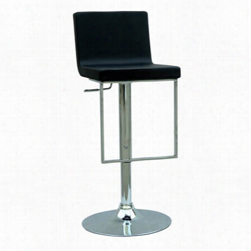 Chintaly Imports 0351-as 33-7/8""h Pneumatiic Gas Lift  Adjustable Height Swivel Stool