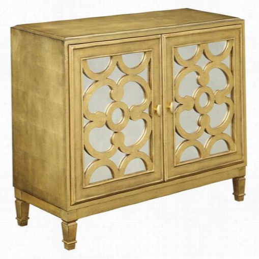 Coast To Cooast 77780 Two Door Cabinet In Marion Antkque Gold Leaf