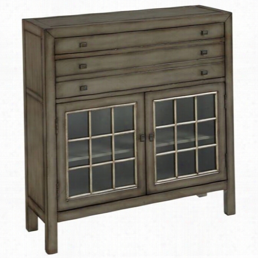 Coast To Coast 70825 Two Doo Rtwo Drawer Cabinet In Milburn Burinshed Grey