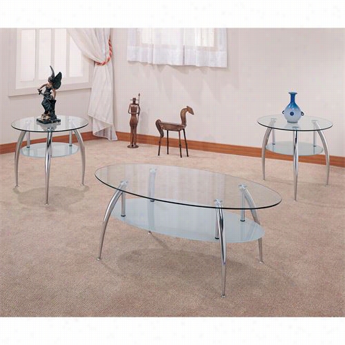 Coaster Furniture 7635 3 Pidces Occasional Table Set In Gentle