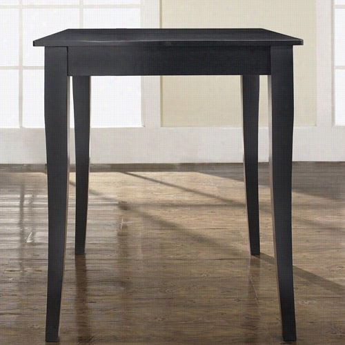 Crosley Furniture Kd20001bk Cabriolle Leg Pub Table In B Lack Finish