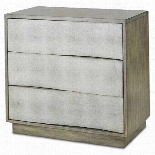 Currey And Compqny 3238 Wave Three Drawer Chest