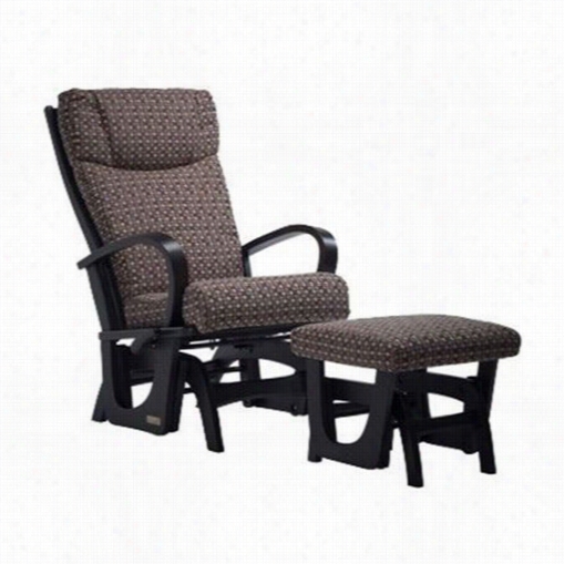 Dutailier 961-120 Wood 25&qhot;"w Multiposition And Recliner Glider