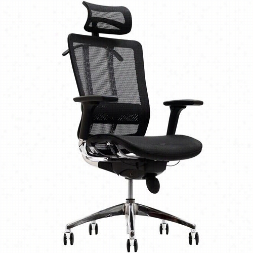 East End Imports Eei-146-blk Future Offfice Chair With Headrest With Black Frame
