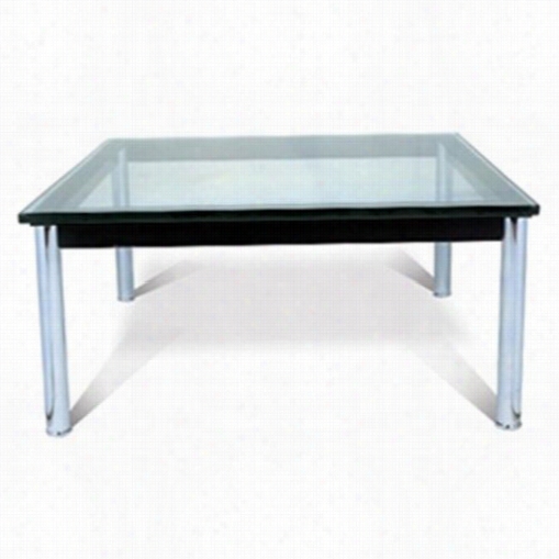 Fi Ne Mod Imports Fmi1204 48"" Cube Lc10 Coffee Table In Clear