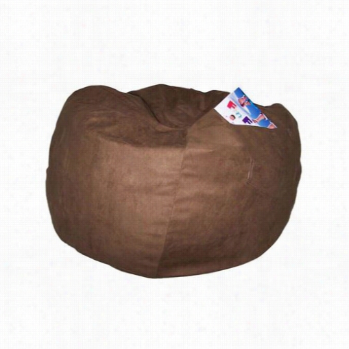 Fun Furnisihngs 41247 Bron Micro Suede Large Beanbag