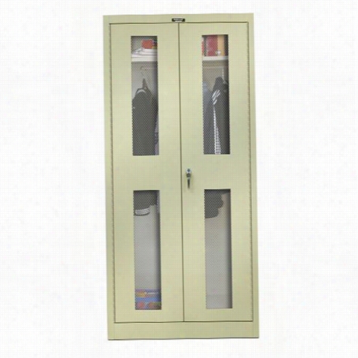 Hallowel L 835w24ev 36""w Xx 24""d X 78""h 800 Series Single Tie Double Ventilated Door 1-wwide Knock-down Stationary Wardrobe Cabinet