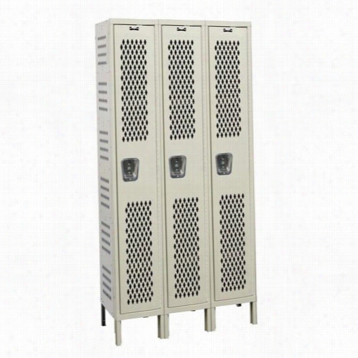 Hallowell U3228-1hdv 36&quto;"w X 12""d X 78"&quuot;h Sincere Tier 3-wide Knock-down Heavy-duty Ventilated Locker