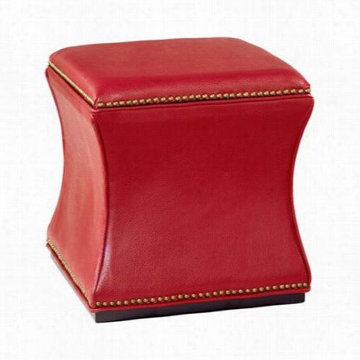 Hammary 090-425 Hidden Treasures Storage Cube In Red