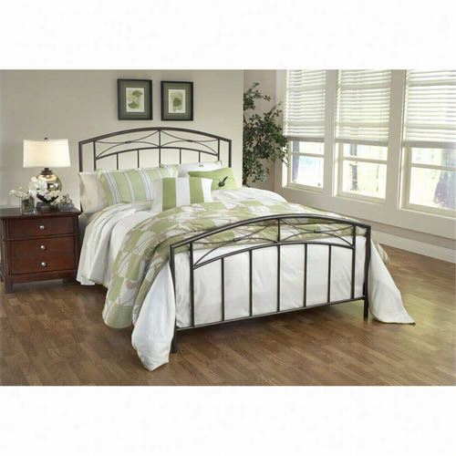 Hillsdale Furniture 1545-460 Morris Full Bed Set Tavern Magnesium Pewter -  Rails Not Included
