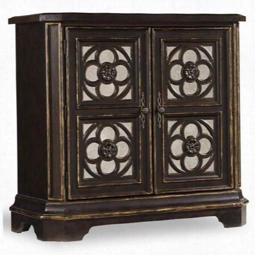 Hookerr Furniture 5420-85001 Small Pair Door Quatrefoil Chest