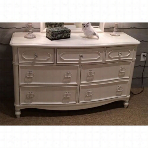 Legacy Classic Furniture 49910-1100 Wendh Bellisimo Dressser In Old Linen White