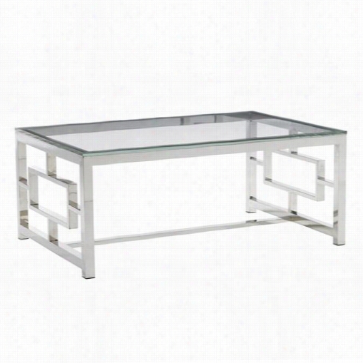 Lexingtonn Furniture 458-943c Mirage Russell Glass Top Cocktail Atble