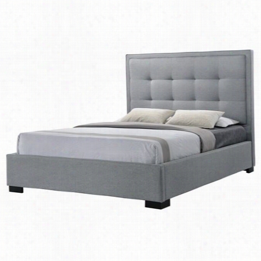 Luxeeo Lux-k6492-gry Montecitoo Eatsern King Tufted Upholstered Bed