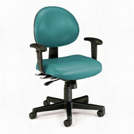 Ofm 241-vam-aa 24-hour Anti-microial/anti-bacterial Vinyl Task Chair With Arms