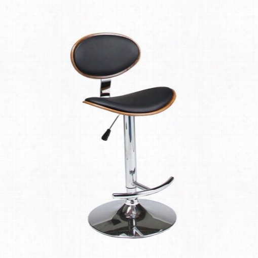 Pa Stel Furni Ture  Jf-219-ch-wa-979  Joffrey Hydraluic Aid Barstool In Curome/black