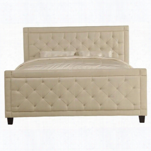 Pri Ds-2224-252-no-ds-2224-400-no Upholstered Queen Panel Bed In Nusilk Oyster