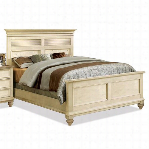 Riverside 32574-32575-32576 Coventry Tw Otone Queen Bed With Shutter Headboard And Panel Footboard