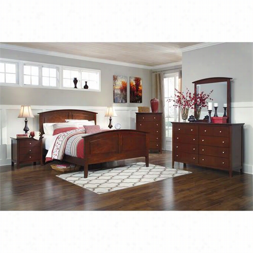 Signature Design By Ahsley B525-94-b525-97-b525-93-b525-93c Olestead King Sleigh  Bed With Two Nightstands