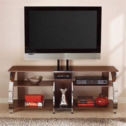 Steve Sil Verr La300tv Layla Tv Console In Cherry With Mounting Bracket