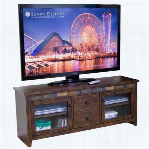 Sunny Esigns 3398do-62 Oxford 62"&uqot; Tv Solace In Dark Oak