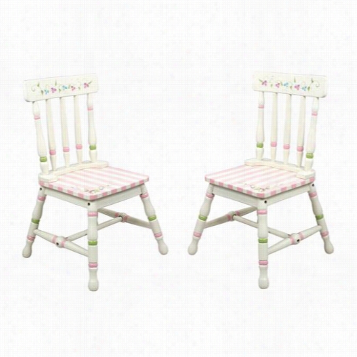 Teamson Td-0046a-2 Bouquet Set Of 2 Chairs