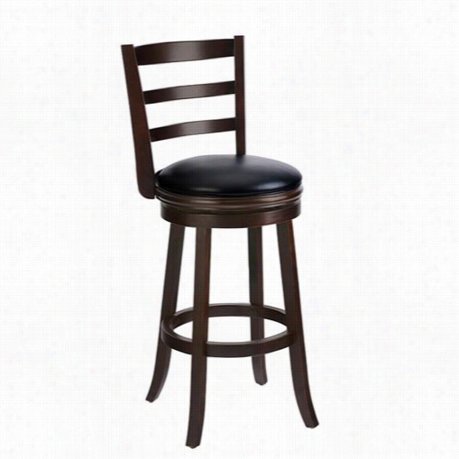 Techi Mobilk Rta-b220-brn Woooden Designer Swivle Barstool In Brown