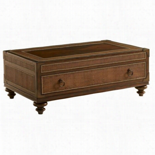 Toommy Abhama 545-943 Landarac Rystal Cove Coffee Table In Sumatra/medium Brown