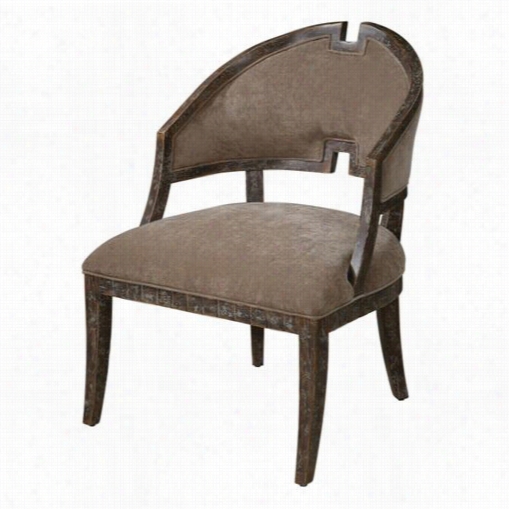 Uttermost 23124 Onora A Rmless Chair