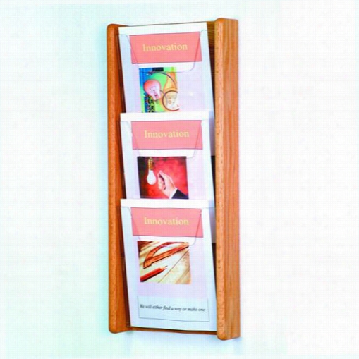 Wooden Mallet Ac26-3 Stance 3 Pocket Wall Display