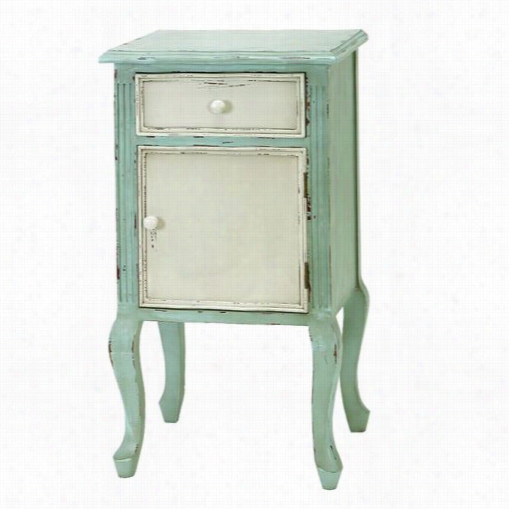 Woodland Imports 61407 Wood End Table A French Decor