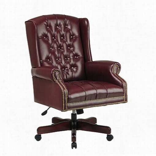 Worksmart Tex220-jt4 Delux Ehigh Back Traditional Executive Chair