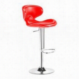 Zuo 300132 Fly Bar Chair In Red