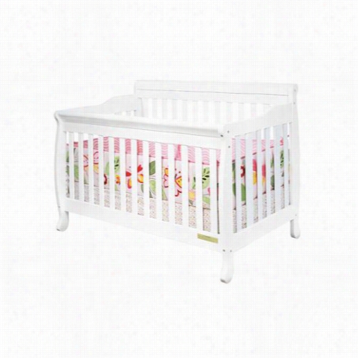 Afg Baby Furniture 4689w A Thena Alice Co Nvertible Crib In White